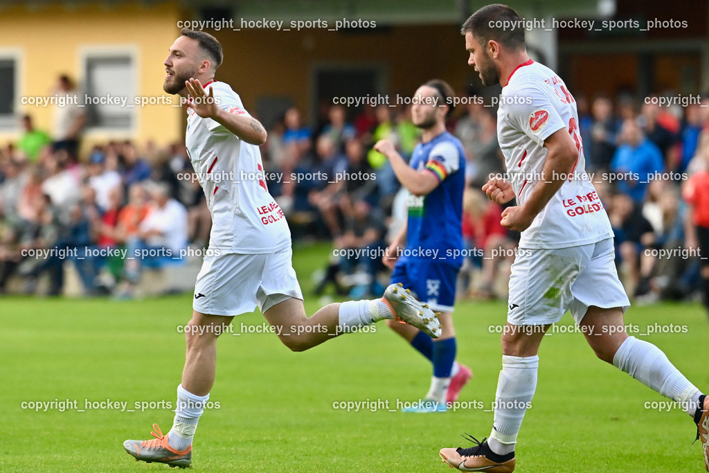 SV Dellach Gail vs. SAK 29.5.2023 | Jubel SAK Kristjan Sredojevic, #99 Uros Palibrk
