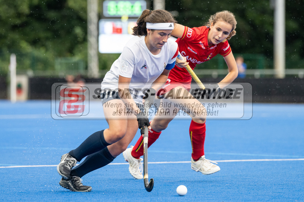 SFE_20230713_0022 | EuroHockey EM U18 Girls France vs Belgium am 13.07.2023 in Krefeld (Gerd-Wellen-Hockeyanlage), Photo: Stephan Fehrmann 2023 (Sports-Gallery)