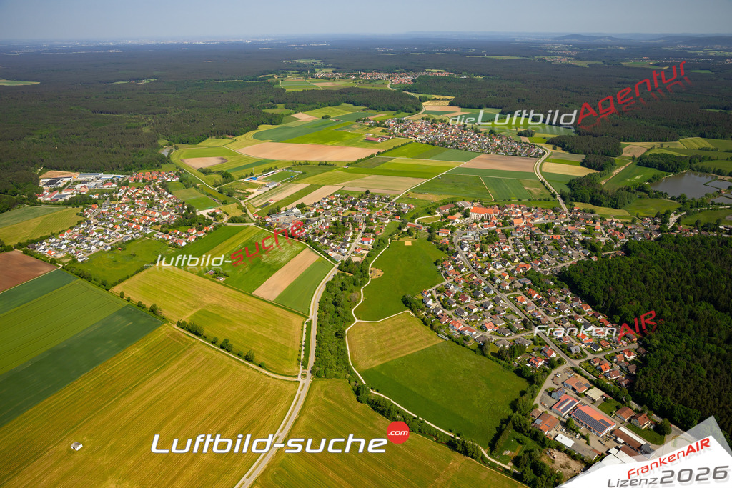 Das Luftbild zeigt Seligenporten Pyrbaum - Die Luftaufnahme wurde 2023 vom UL-Flugzeug aus erstellt ( keine Drohne ) - Hochauflösende Luftaufnahme - Für grossformatige Ausdrucke geeignet. Die Geschenkidee !Mit Lizenz und Bildrechte bestellbar