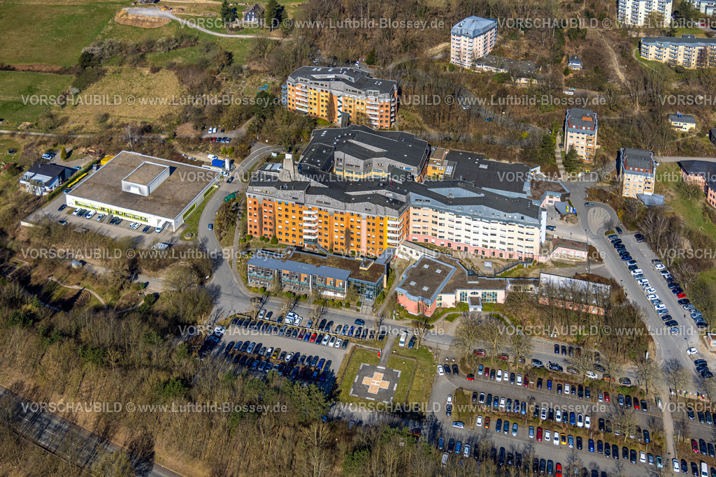 Herdecke250303301 | Luftbild, Gemeinschaftskrankenhaus Herdecke gGmbH, Westende, Herdecke, Ruhrgebiet, Nordrhein-Westfalen, Deutschland