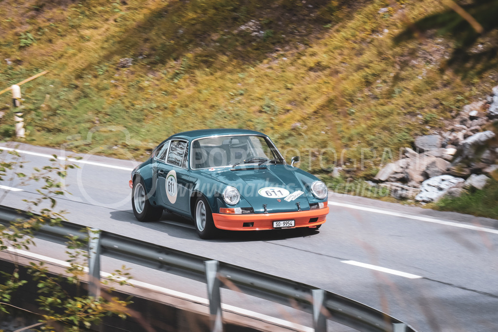 21. Arosa ClassicCar 2025 - 7. =September= 2025 | Daniel Gresly aus Breitenbach (SUI) in einem Porsche 911 ST aus dem Jahre 1972 mit Startnummer 611 am Arosa ClassicCar 2025 in der Kategorie Demo..@arosaclassiccar, @arosa.official, #arosaclassiccar, #arosa, #76curves, #classiccarBild: Sportfotografie Markus Aeschimann | www.markus-aeschimann.ch - Realisiert mit Pictrs.com