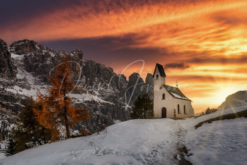 Grödner Joch | Abendstimmung am Grödner Joch