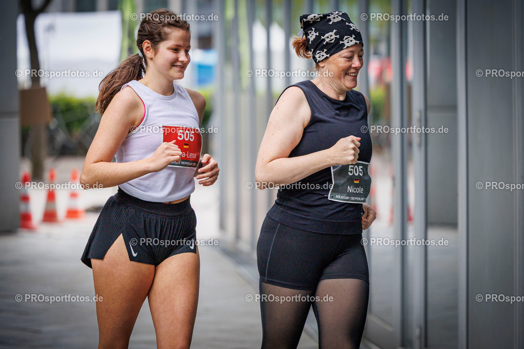 KölnTurm Treppenlauf; Köln, 03.08.2025 | Impressionen vom KölnTurm Treppenlauf am 03.08.2025 in Köln (Nordrhein-Westfalen). 