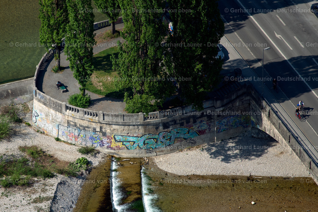 4025012 | Grafitti an der Corneliusbrücke, München im Bundesland Bayern