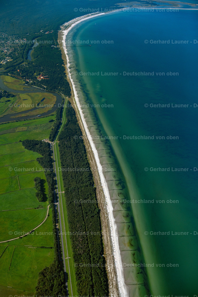 4061835 | Nationalpark Vorpommersche Boddenlandschaft, PREROW 08.09.2021 Küsten- Landschaft am Sandstrand der Ostsee in Prerow im Bundesland , Deutschland. // Coastline on the sandy beach of Baltic Sea in Prerow in the state , Germany. Foto: Gerhard Launer