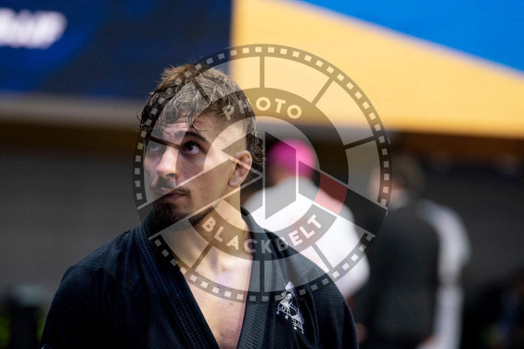 20240124PBB00978 | Fighters compete during the second day of the IBJJF European Championship in Paris, France, on January 24, 2024.