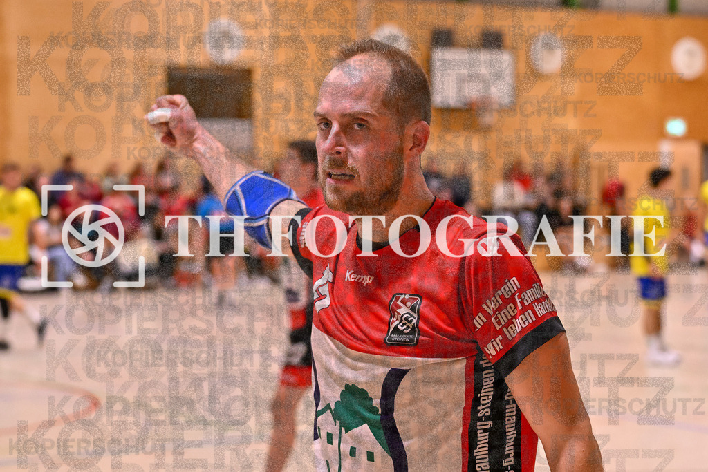 GER, SG Maulburg/Steinen - SG Allensbach/Dettingen, Handball, Landesliga Suedbaden, 2. Spieltag, Saison 2024/2025, 28.09.2024 | Daniel Winkelbeiner (SG Maulburg/Steinen, #15)GER, SG Maulburg/Steinen - SG Allensbach/Dettingen, Handball, Landesliga Suedbaden, 2. Spieltag, Saison 2024/2025, 28.09.2024Foto: TH Fotografie/Thomas Hess