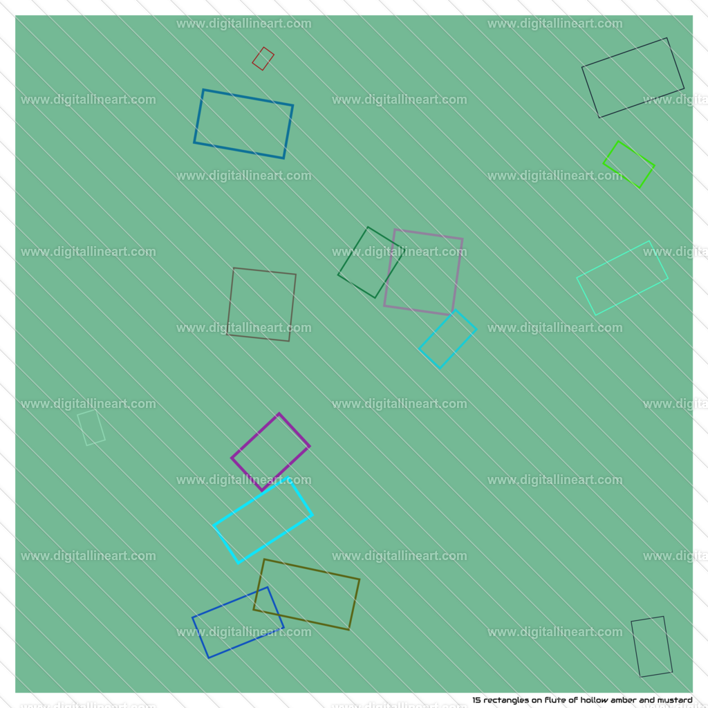 15-rectangles-flute-of-hollow-amber-and-mustard | digitallineart - Realisiert mit Pictrs.com