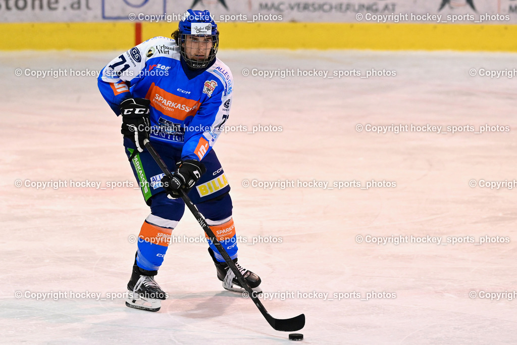 ESC Sparkasse Steindorf vs. LE Kings | #71 Dobnig Elias ESC Steindorf, ESC Sparkasse Steindorf vs. LE Kings, ESC Sparkasse Steindorf vs. LE Kings am 01.11.2025 in Steindorf (Ossiachersee Halle), Austria, (Photo by Bernd Stefan)