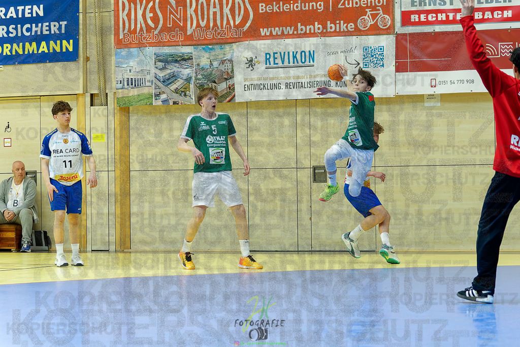 mJC-Regionalliga, Halbfinale Hessenmeisterschaft; HSG Dutenhofen/Münchholzhausen - TSV Pfungstadt | mJC-Regionalliga, Halbfinale Hessenmeisterschaft; HSG Dutenhofen/Münchholzhausen - TSV Pfungstadt am 15.03.2025 in Münchholzhausen (Sporthalle Münchholzhausen)Photo © 2025 - Jörg Heinrich - Realisiert mit Pictrs.com