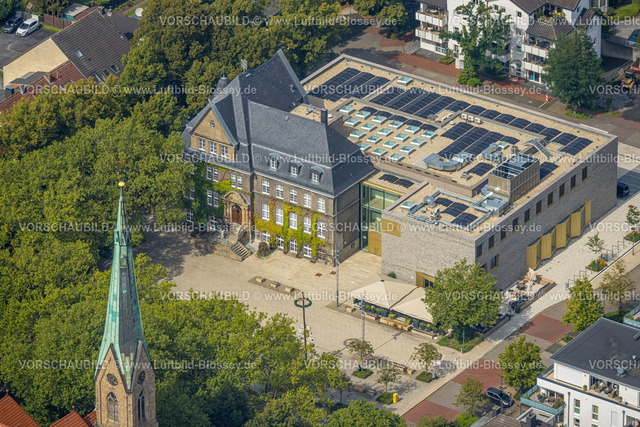 Holzwickede230901332 | Luftbild, Rathaus Holzwickede Neubau Am Markt, Holzwickede, Ruhrgebiet, Nordrhein-Westfalen, Deutschland