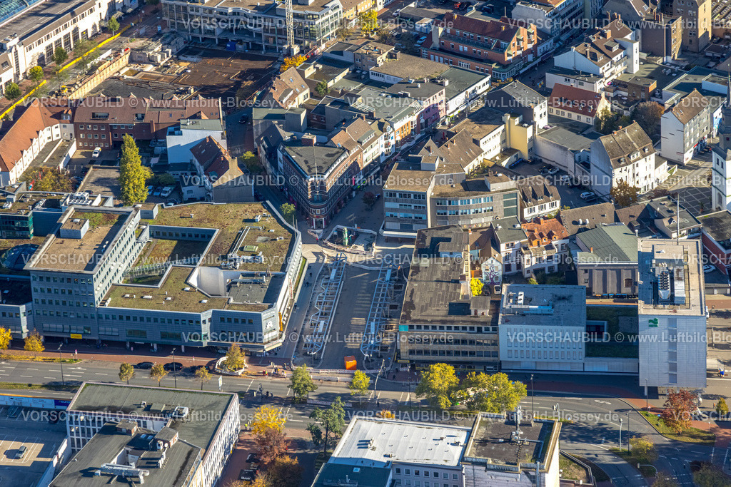 Hamm251001430 | Luftbild, City-Galerie am Westring und Baustelle, Mitte, Hamm, Ruhrgebiet, Nordrhein-Westfalen, Deutschland