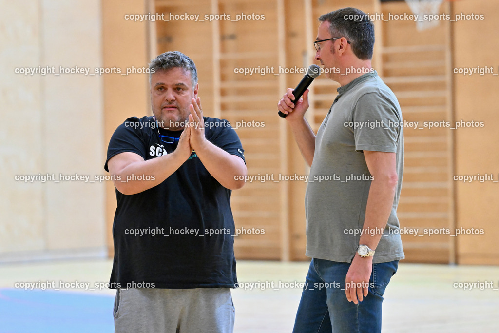 SC Ferlach vs. WAT Atzgersdorf | Buchbauer Wolfgang Assistentcoach SC Ferlach Damen, SC Ferlach vs. WAT Atzgersdorf, SC Ferlach vs. WAT Atzgersdorf am 12.05.2024 in Ferlach (Ballspielhalle Ferlach), Austria, (Photo by Bernd Stefan)