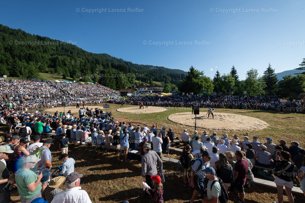 Schwingen -  Schwarzseeschwinget 2025 | Schwarzsee, 22.6.25, Schwingen - Schwarzseeschwinget.