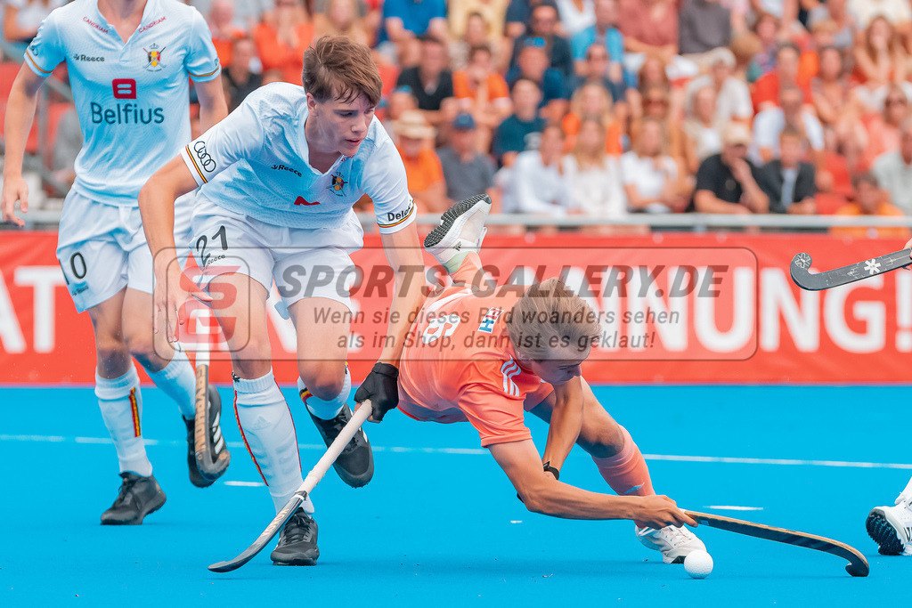 HK_20230715_102233 | Euro Hockey MU18 SF1 Belgium vs Netherlands  Championship Girls &amp; Boys am 15.7.2023 CHTC , Krefeld ,