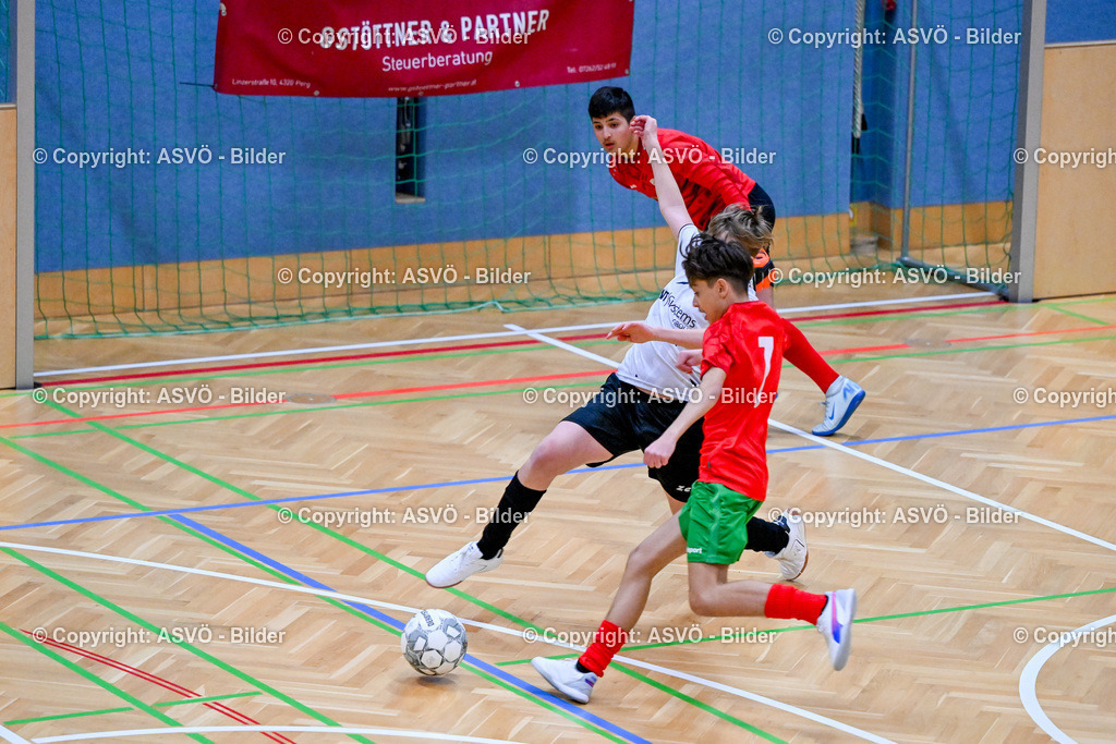 ASVÖ_ Fussballturnier SV Gallneukirchen_ 07.02.2025-11 | 07.02.2025, Gallneukirchen, AUT, ASVÖ, Fussball Nachwuchs Hallenturnier 2025, SV Gallneukirchen im Bild Teilnehmer U 15©Harald Dostal / fodo.media - Realisiert mit Pictrs.com