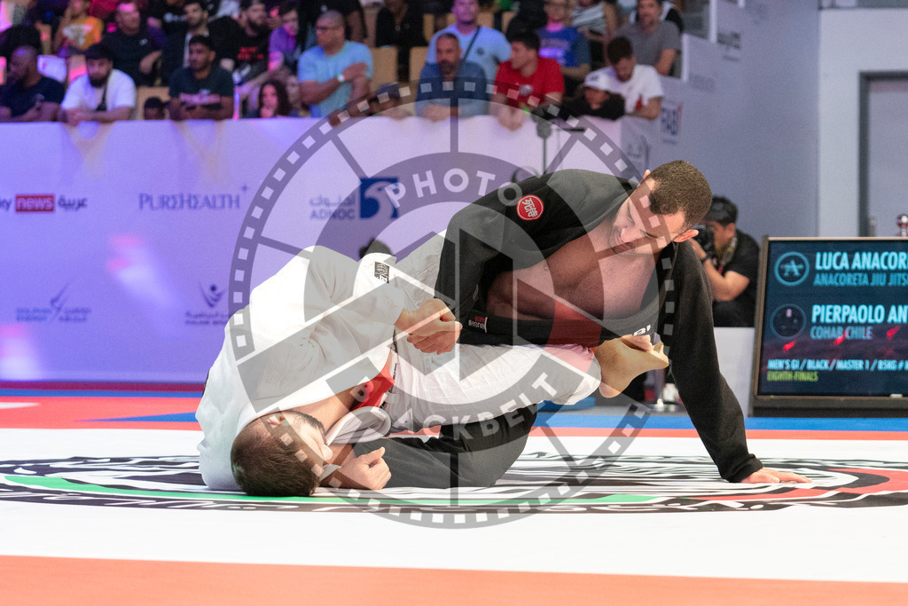 20231107PBB4039 | Fighters compete during the AJP World Master Championship in the Mubadala Arena in Abu Dhabi, Arab United Emirates, on November 7, 2023.