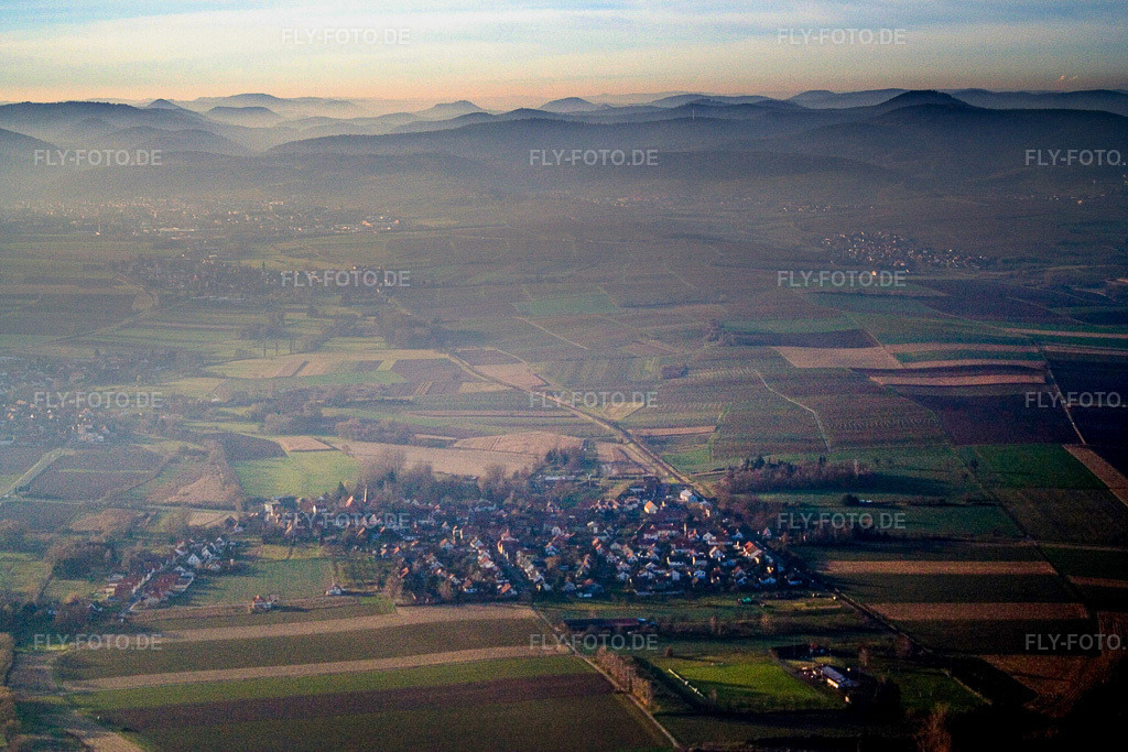 Luftbild: Dorfansicht in Barbelroth im Bundesland Rheinland-Pfalz in Deutschland. Foto: IMG_14801.jpg vom 30.11.2008 durch Werner Riehm/FLY-FOTO.de
