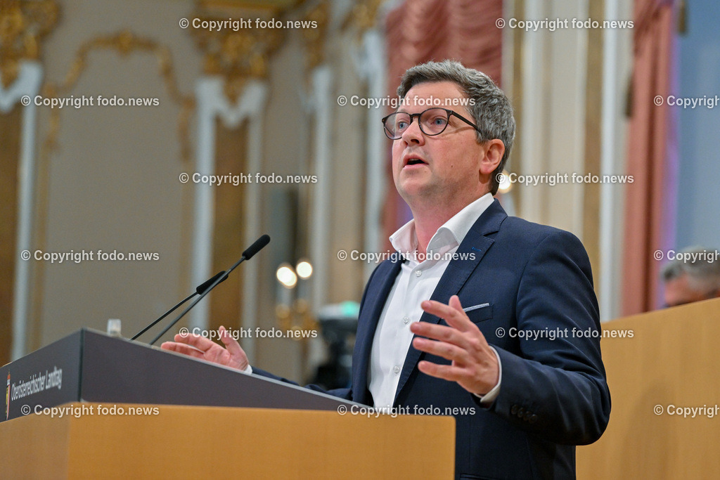 Landhaus Linz_ Promenade_ Landtagssitzung_ 15.06.2023-47 | 15.06.2023, Landhaus Linz AUT, Promenade, Landtagssitzung, im Bild LR Michael Lindner (SP)