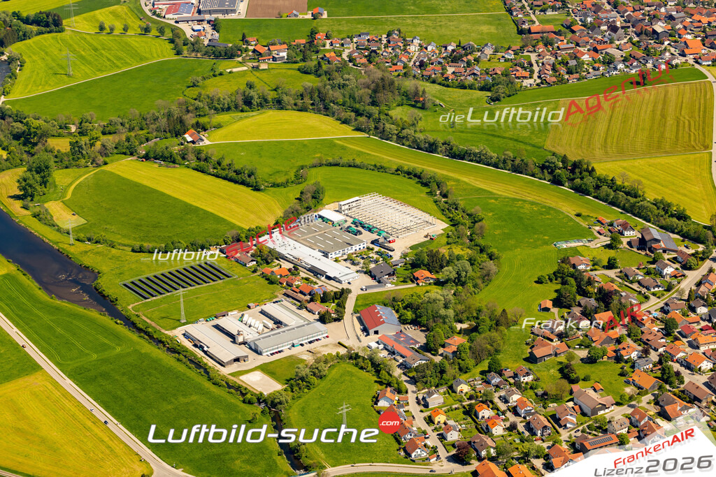 Das Luftbild zeigt : Ebenhofen Biessenhofen - Die Luftaufnahme wurde 2024 vom UL-Flugzeug aus erstellt ( keine Drohne ) - Hochauflösende Luftaufnahme - Für grossformatige Ausdrucke geeignet. Die Geschenkidee !Mit Lizenz und Bildrechte bestellbar