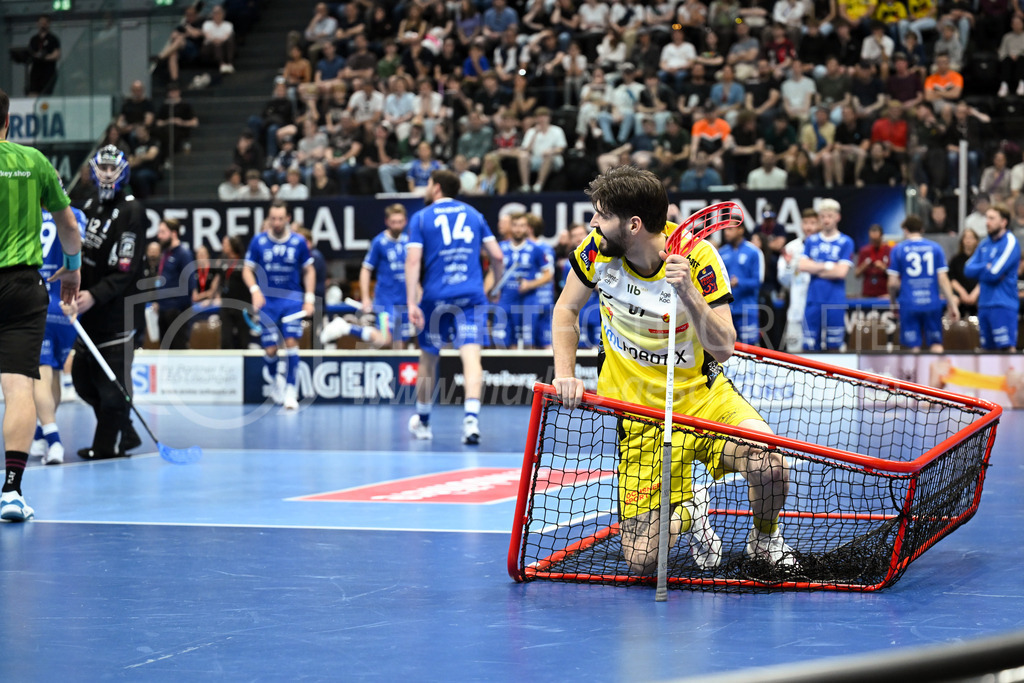 Zug United - HC Rychenberg - 25. April 2026 | Nico Mutter (#61 HC Rychenberg Winterthur) am L-UPL Superfinal-Spiel zwischen Zug United und HC Rychenberg am 25. April 2026 in der BCF Arena, Fribourg, Schweiz.Bild: Sportfotografie Markus Aeschimann | www.markus-aeschimann.ch - Realisiert mit Pictrs.com
