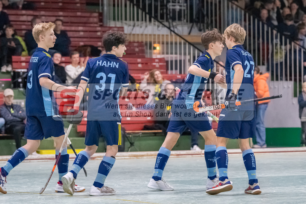 HK_20230304_105847 | Deutsche Meisterschaft MU16 Zehlend. Wespen - Mannheimer HC am 4.3.2023 RWK, Köln ,