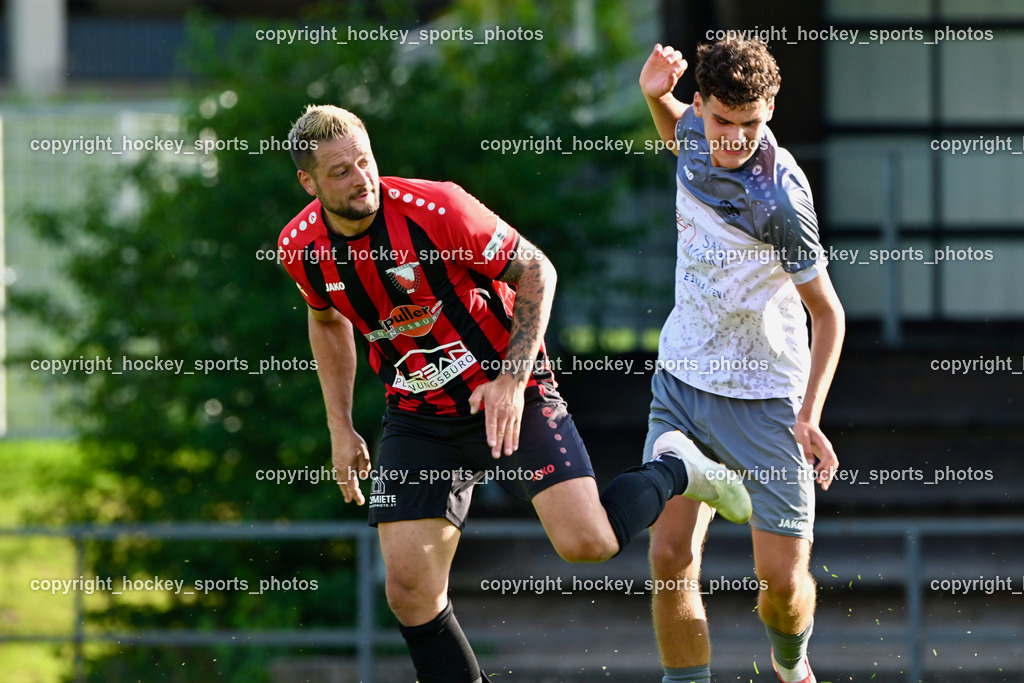 MSC Magdalen vs. ATUS Nötsch  | #91 Christian Lussnig ATUS Nötsch, #10 Luca Guggenberger MSC Magdalen, MSC Magdalen vs. ATUS Nötsch , MSC Magdalen vs. ATUS Nötsch  am 18.07.2025 in Villach (Sportplatz Magdalen), Austria, (Photo by Bernd Stefan)