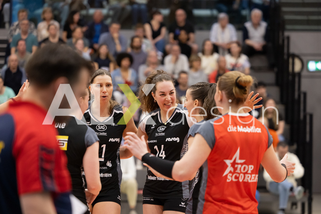 Volleyball I Frauen I Saison 2025-2026 I Volleyball NLA | Women I  Playoffs Finals 1/5 I viteos NUC - VC Kanti Schaffhausen I 06.04.2026 | 14 Josipa Marković (HR) (VC Kanti Schaffhausen) – Aussen - Realisiert mit Pictrs.com