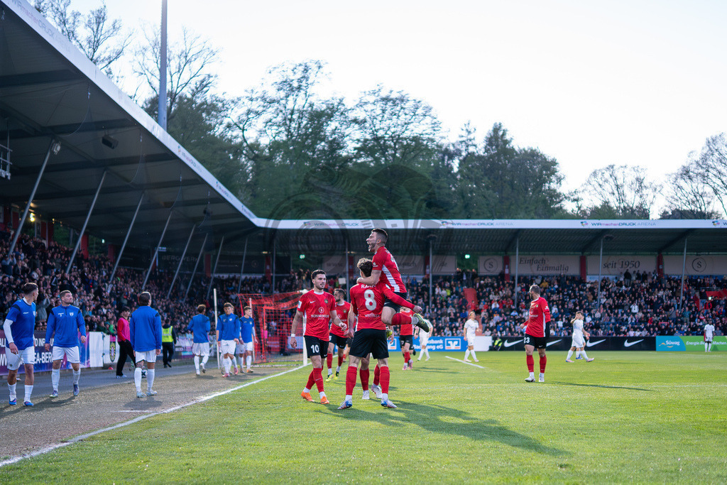 SG Sonnenhof Großaspach vs. SGV Freiberg, Fussball, Regionalliga Suedwest, 30. Spieltag, 22.04.2026 | #,SG Sonnenhof Großaspach vs. SGV Freiberg, Fussball, Regionalliga Suedwest, 30. Spieltag, 22.04.2026