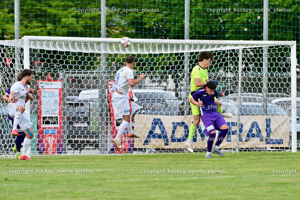SAK vs. Austria Klagenfurt Amateure | #24 Jovan Koprivica SAK, #9 Sinan Samardzic SAK, #30 Kevin Zesch Austria Klagenfurt Amateure, SAK vs. Austria Klagenfurt Amateure, SAK vs. Austria Klagenfurt Amateure am 08.05.2026 in Klagenfurt (Sportpark Welzenegg), Austria, (Photo by Bernd Stefan)
