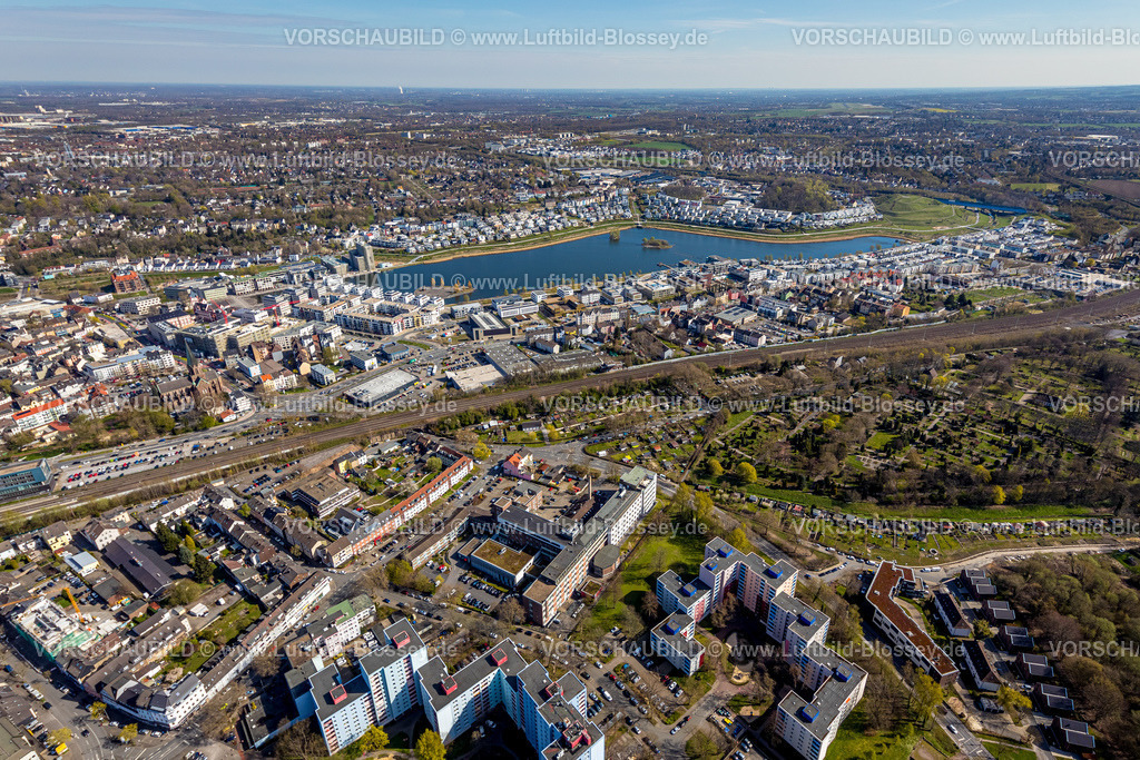 Dortmund220400123 | Luftbild, Wohnhäuser und Geschäftshäuser am Phoenix-See, Hörde, Dortmund, Ruhrgebiet, Nordrhein-Westfalen, Deutschland