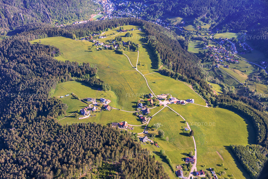 Luftbild: Ortsteil Tischneck aus Süden in Schramberg im Bundesland Baden-Württemberg in Deutschland.Foto: IMG_156345.jpg vom 17.05.2026 durch Werner Riehm/FLY-FOTO.deAuflösung des Originals: 6000 x 4000 pxTISCHNECK.DE
