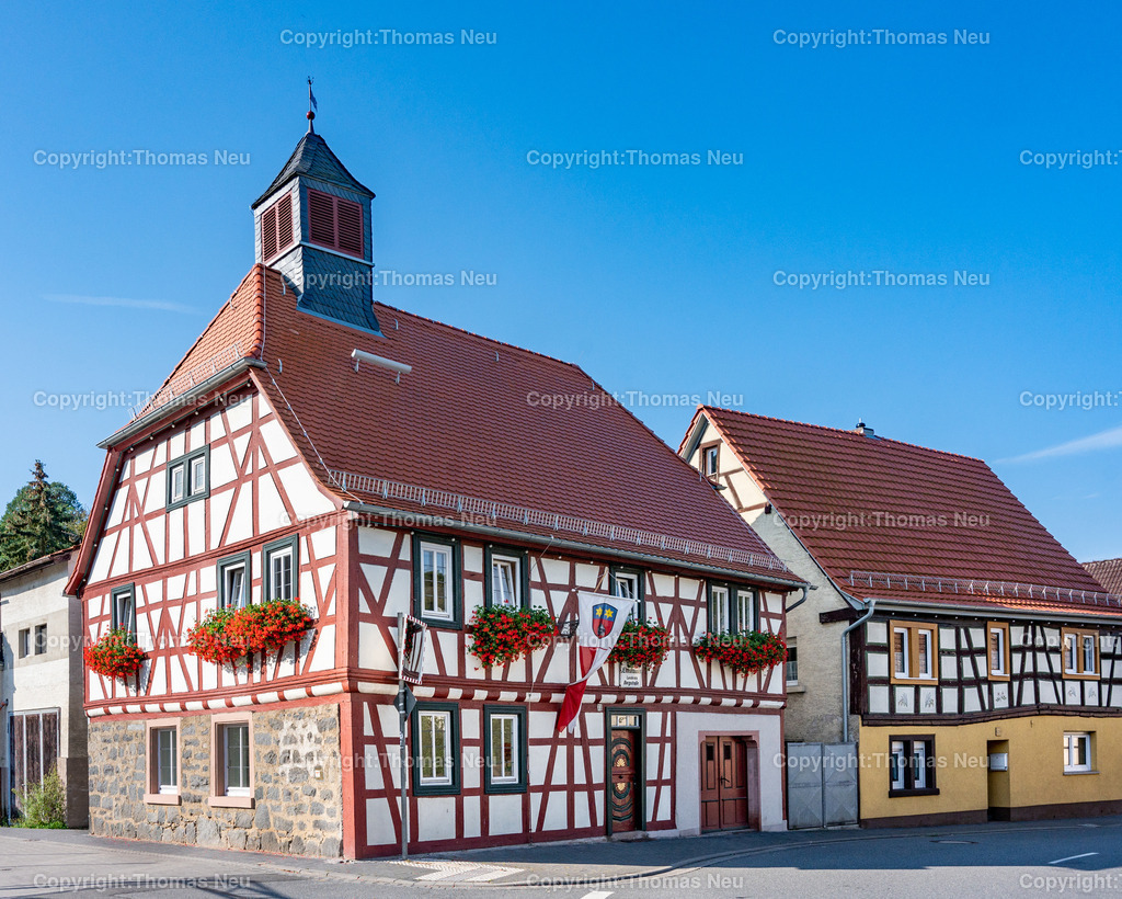 Elmshausen_Rathaus_DSC_2419-HDR | Lautertal, historisches Rathaus im Ortsteil Elmshausen, ,, Bild: Thomas Neu