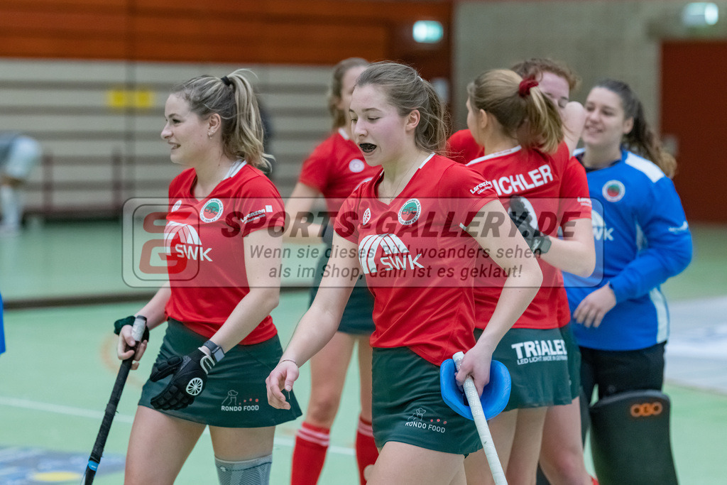 HK_20230122_103129 | 1. Bundesliga ( Halle ) Damen Crefelder HTC - Rot-Weiss Köln am 22.1.2023 Crefelder HTC  ( CHTC ) Halle Glockenspitz , Krefeld ,