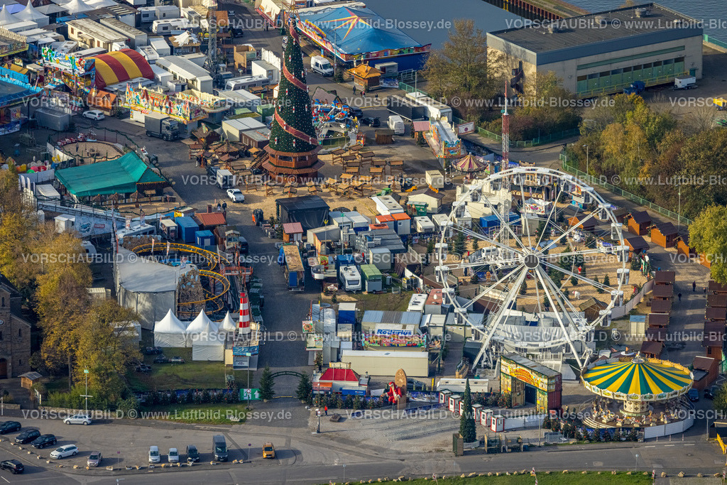 Herne221101578westlich | Luftbild, Cranger Weihnachtszauber, Unser Fritz, Herne, Ruhrgebiet, Nordrhein-Westfalen, Deutschland