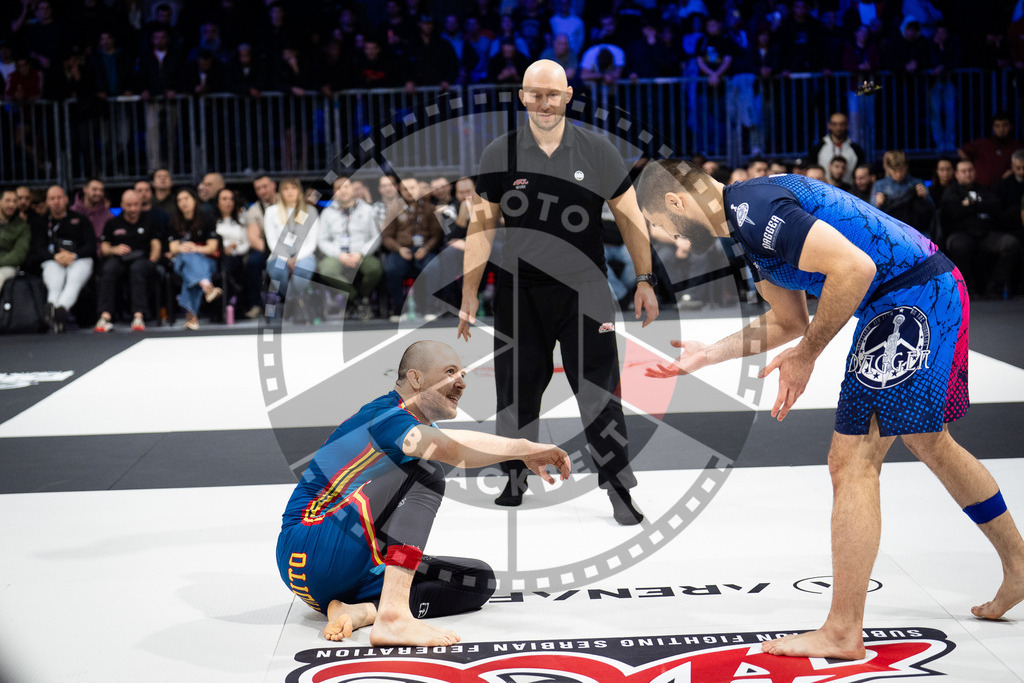 20260215PBB9617 | Fighters compete during the ADCC European Trials competition day 2 in Belgrade, Serbia, on February 15, 2026.