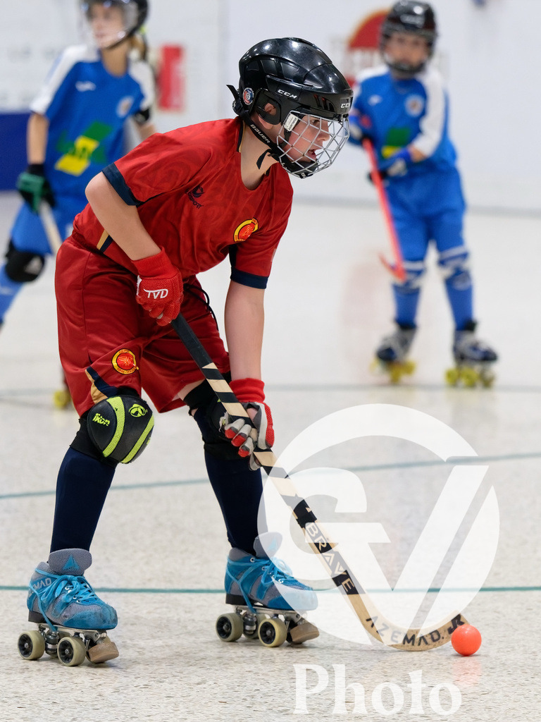 U11  - Geneve RHC v RHC Diessbach  |  during the U11  match between Geneve RHC and RHC Diessbach  at Centre sportif de la queue d'arve in Geneve, Switzerland