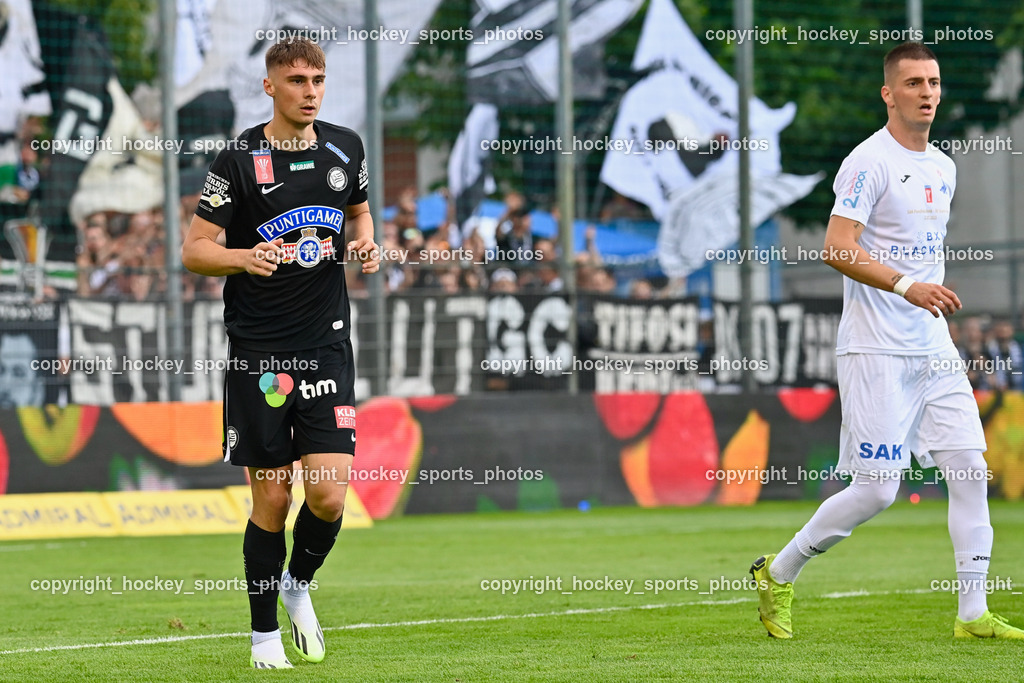 SAK vs. SK Sturm 22.7.2023 | #9 Szymon Wlodarczyk, #24 Zoran Vukovic
