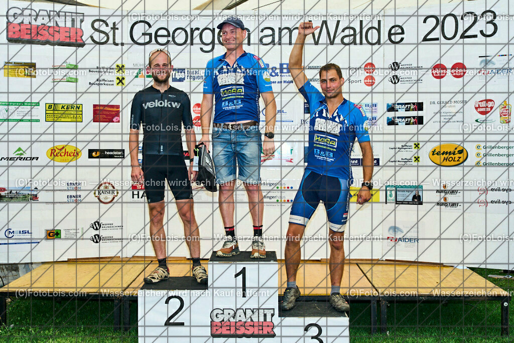 ALP8083_XXIX_GRANITBEISSER_Siegerehrung | (C)FotoLois.com, Alois Spandl, 29. GRANITBEISSER - Mountainbike-Marathon in St. Georgen am Walde, Start/Ziel/Siegerehrung, Sa 2. September 2023.