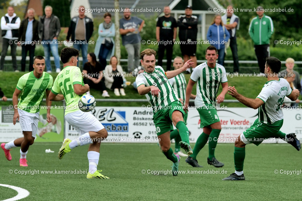 Fußball : Bezirksliga : SV 08/29 Friedrichsfeld - TV Voerde am 15.09.2024 | Fußball : Bezirksliga : SV 08/29 Friedrichsfeld - TV Voerde am 15.09.2024 - Realisiert mit Pictrs.com