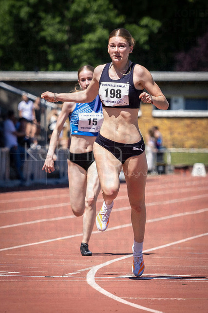 B&amp;S Kurpfalz Gala; Weinheim, 23.05.2026 | WEINHEIM, GERMANY - MAY 24: Romy Päffgen (GER/Cologne Athletics) during the B&amp;S Kurpfalz Gala am 23.05.2026 at the  Sepp-Herberger-Stadium in Weinheim (Baden-Wuerttemberg / Germany).