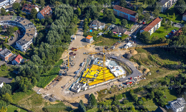 Dortmund240803912 | Luftbild, Baustelle mit Wohnquartier-Neubau am Seilbahnweg, Menglinghausen, Dortmund, Ruhrgebiet, Nordrhein-Westfalen, Deutschland