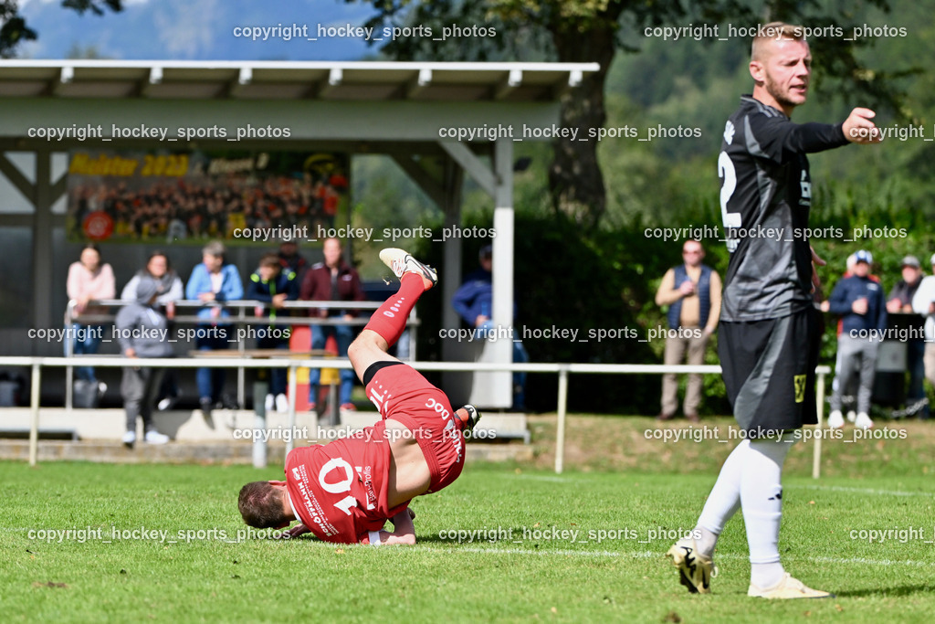 SV Rothentuhurn vs. URC Thal Assling | #10 Thomas Platzer SV Rothenthurn, #72 Jasmin Dindic URC Thal Assling, SV Rothentuhurn vs. URC Thal Assling, SV Rothentuhurn vs. URC Thal Assling am 15.09.2024 in Rothenthurn (Sportplatz Rothenthurn), Austria, (Photo by Bernd Stefan)