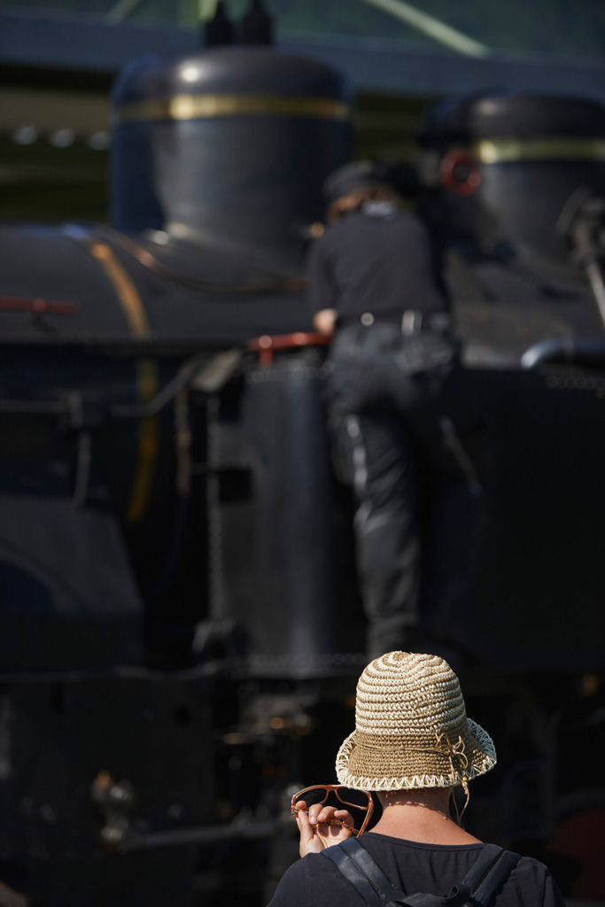 Dampflokomotive der Waelderbahn | Bezau, Austria - July 27, 2013: Bregenzerwald Bahn;  Dampflokomotive der Waelderbahn. - Realisiert mit Pictrs.com