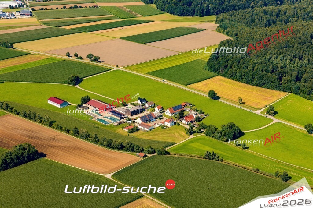 Luftbild Vs Google Maps  Schalkshofen  Oberroth -Das Luftbild wurde 2025 vom UL-Flugzeug heraus erstellt ( keine Drohne ) - Hochauflösende Luftaufnahme -Nicht vergleichbar mit Google Maps oder Satelittenbilder- Die Geschenkidee !Mit Lizenz und Bildrechte bestellbar