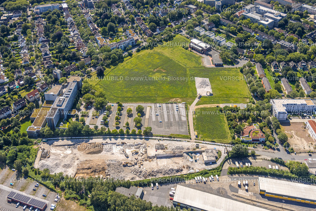 Dortmund240800626 | Luftbild, DSW 21 Dortmunder Stadtwerke, Gebäude Hauptverwaltung Deggingstraße mit Wiesenfläche, Westfalendamm, Dortmund, Ruhrgebiet, Nordrhein-Westfalen, Deutschland