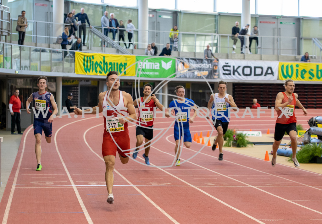 OEM LEICHTATHLETIK HALLE | LINZ,AUSTRIA,22-23.FEB.20 - OEM LEICHTATHLETIK HALLE. Image shows Markus Fuchs.
Photo: SMP/Andreas Willdoner