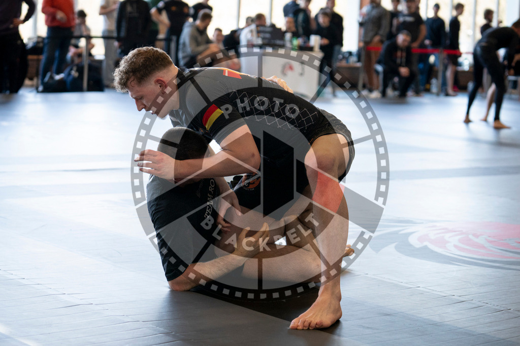 20240309PBB6302 | Fighters compete during the International Luta Livre (ILLCS) Spring Championship in Hannover, Germany, on March 9, 2024.