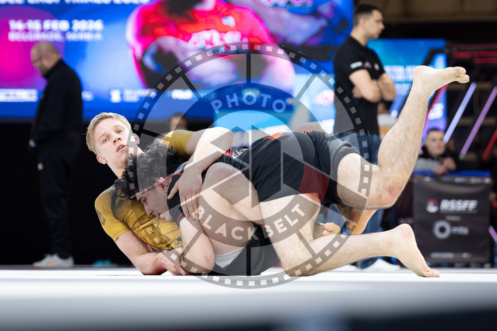 20260214PBB1524 | Fighters compete during the ADCC European Trials  competition day 1 in Belgrade, Serbia, on February 14, 2026.
