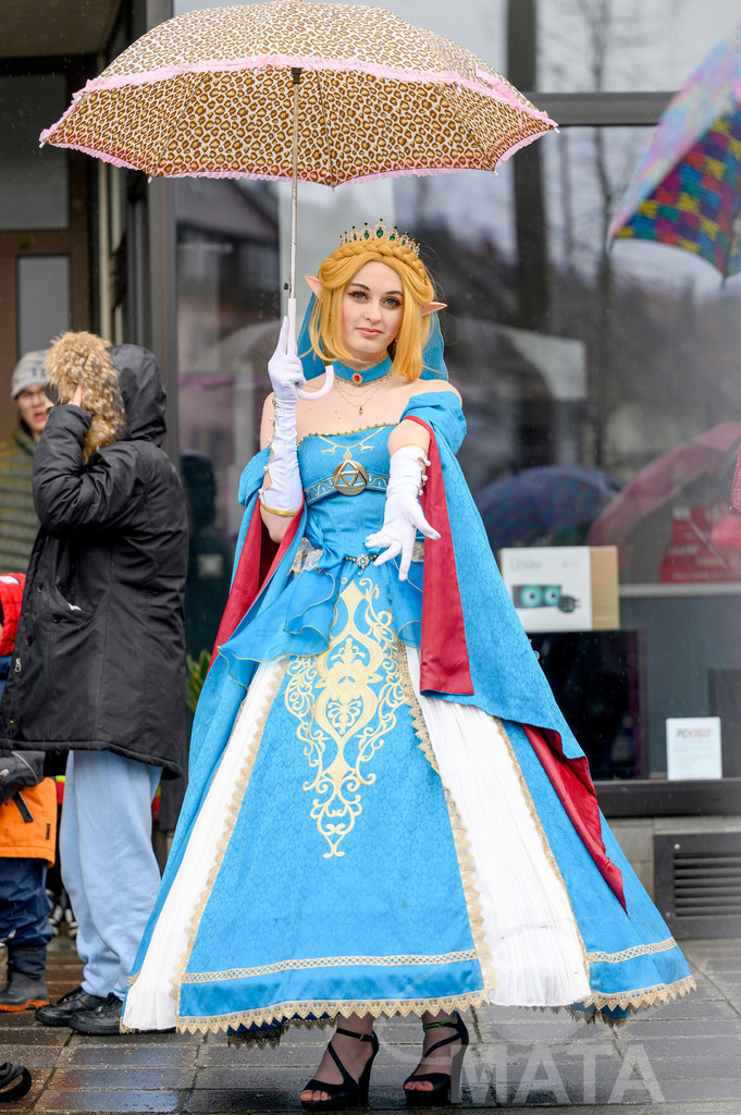 _DWA2252 | Trotz Nieselregen schlängelte sich der „Gaudiwurm“ am Sonntag durch die Nürnberger Innenstadt an tausenden Faschingsfans vorbei.  Nürnberg, 11.02.2024 - Realisiert mit Pictrs.com